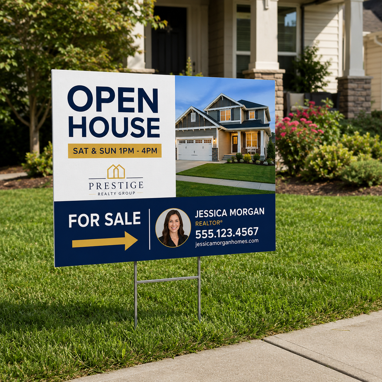 18” x 24” Custom Yard Signs – Double Sided, Full Color