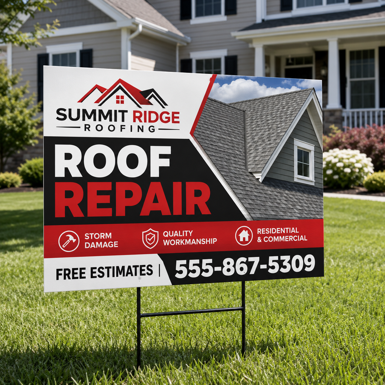 18” x 24” Custom Yard Signs – Double Sided, Full Color