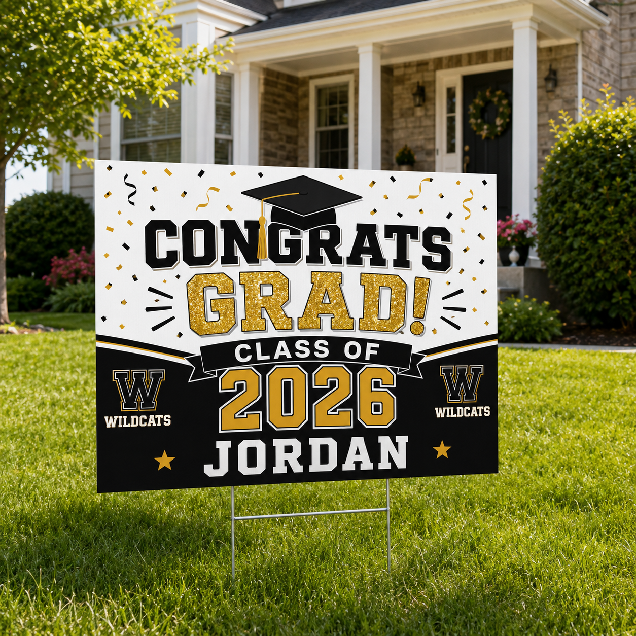18” x 24” Custom Yard Signs – Double Sided, Full Color