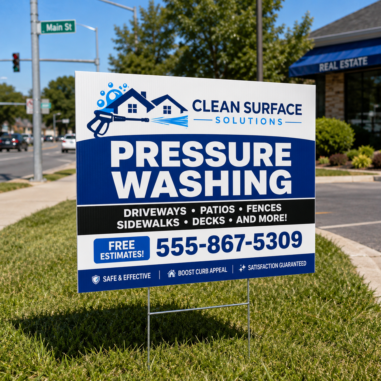 18” x 24” Custom Yard Signs – Double Sided, Full Color