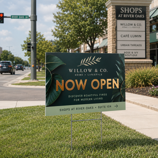 18” x 24” Custom Yard Signs – Double Sided, Full Color